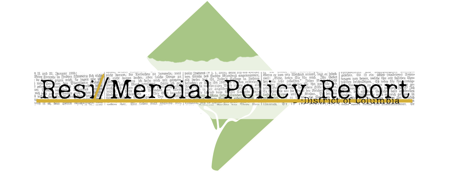 Resi/Mercial Policy Report